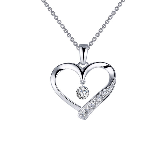 open heart pendant necklace 2