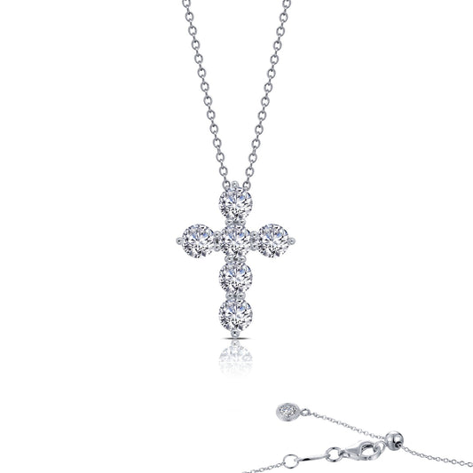 1 02 ctw cross pendant necklace