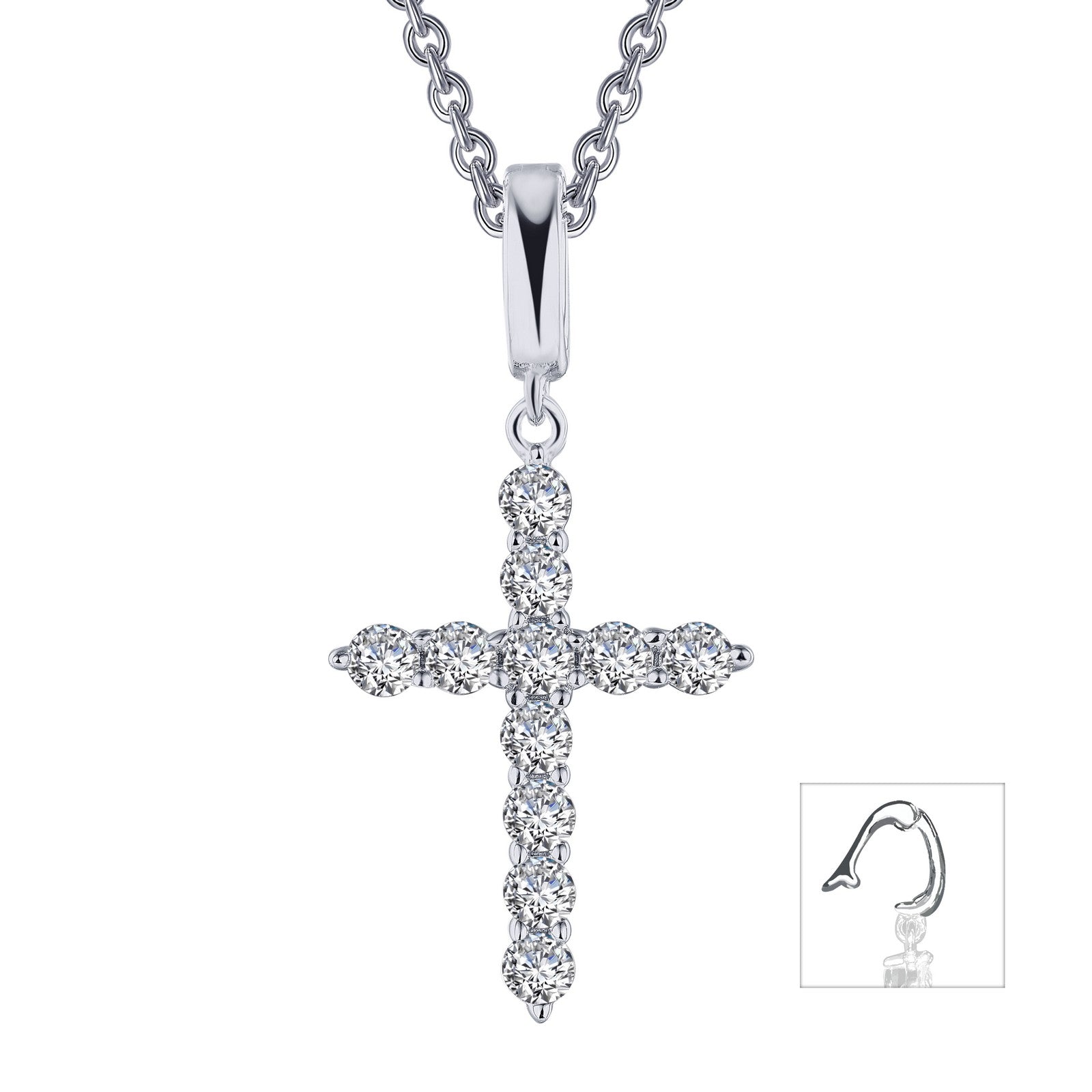 1 87 ctw cross pendant necklace