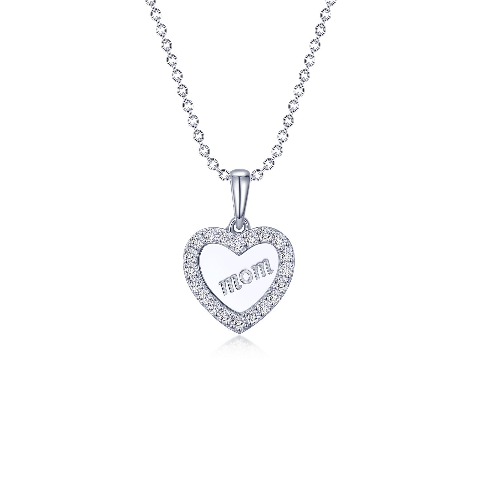 mom heart necklace