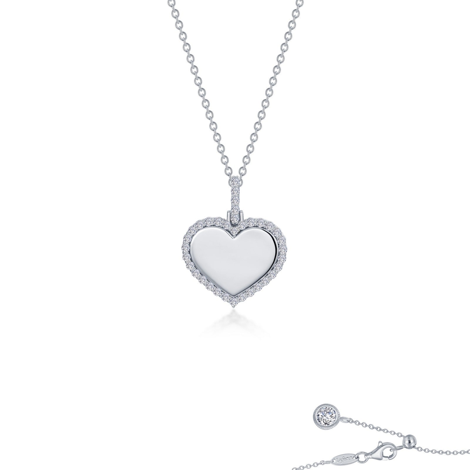 fancy heart pendant necklace 1