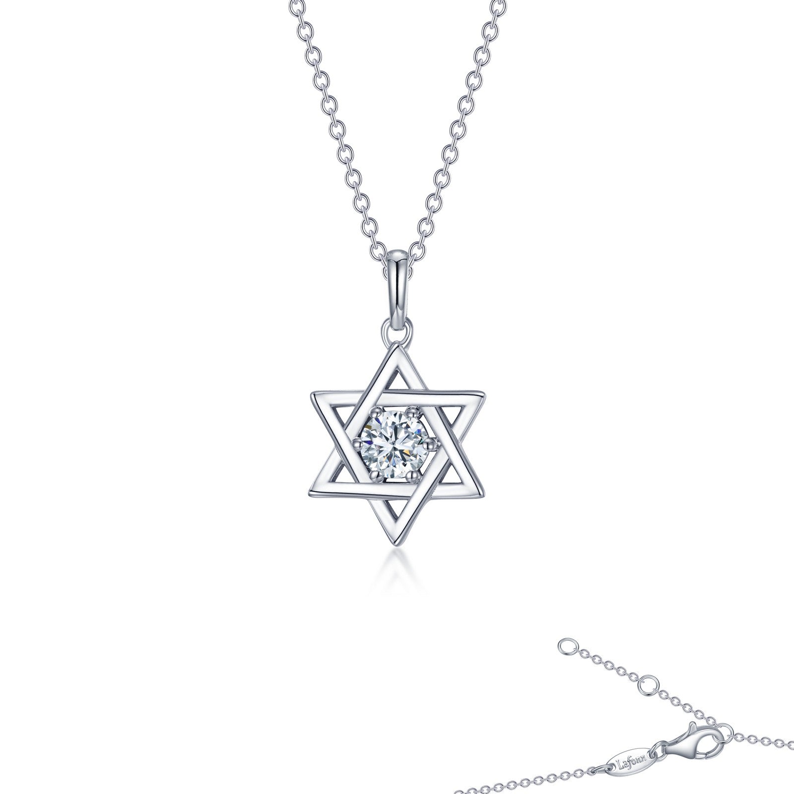 0 46 ctw star of david pendant necklace