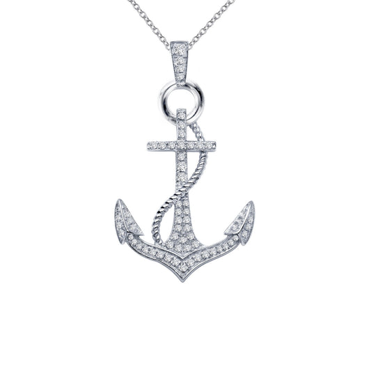 anchor pendant necklace