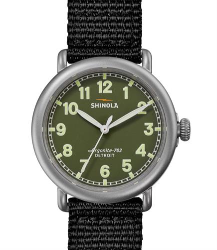 Shinola Runwell 41mm Green Quartz S0120247278