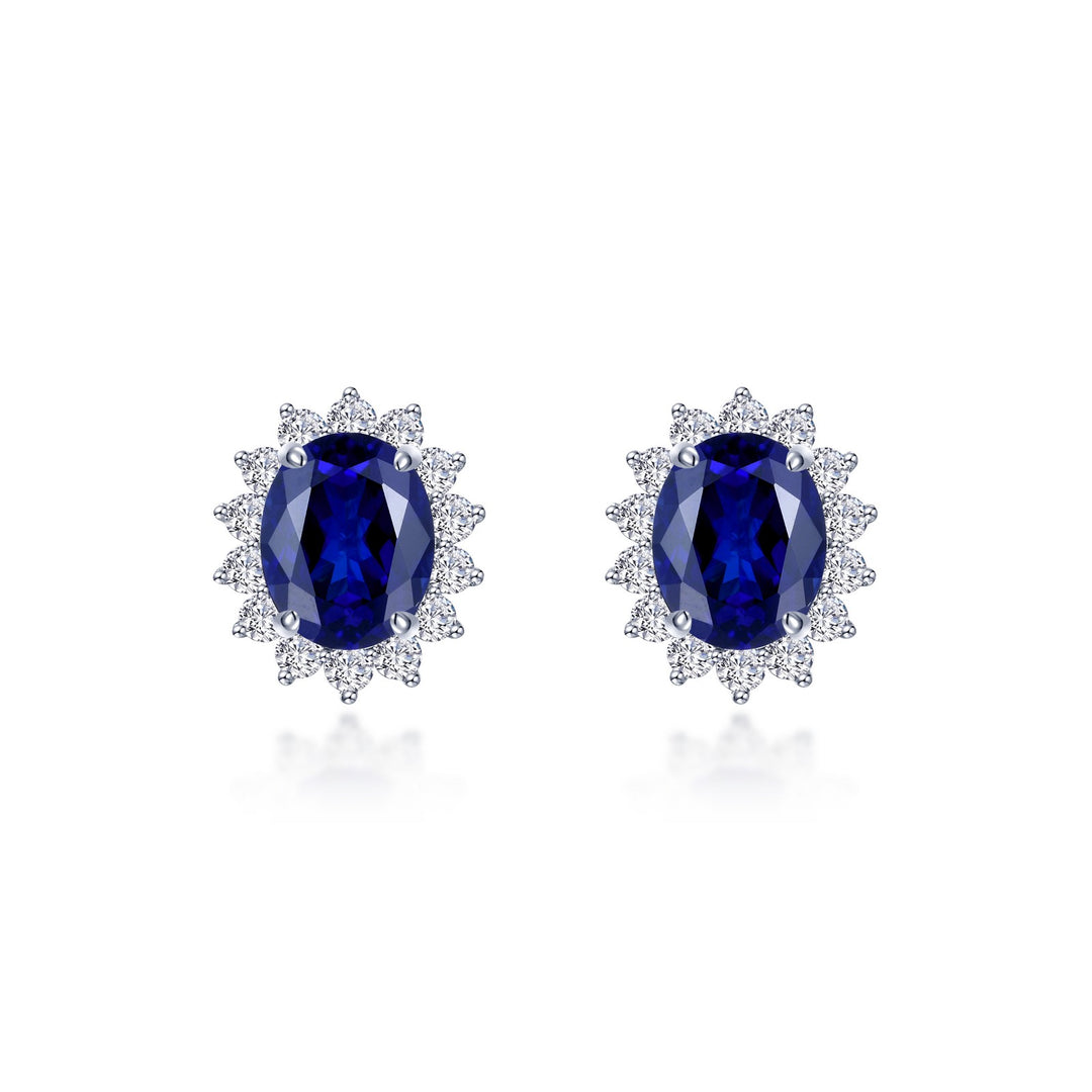 6.2 CTW Halo Stud  Earrings