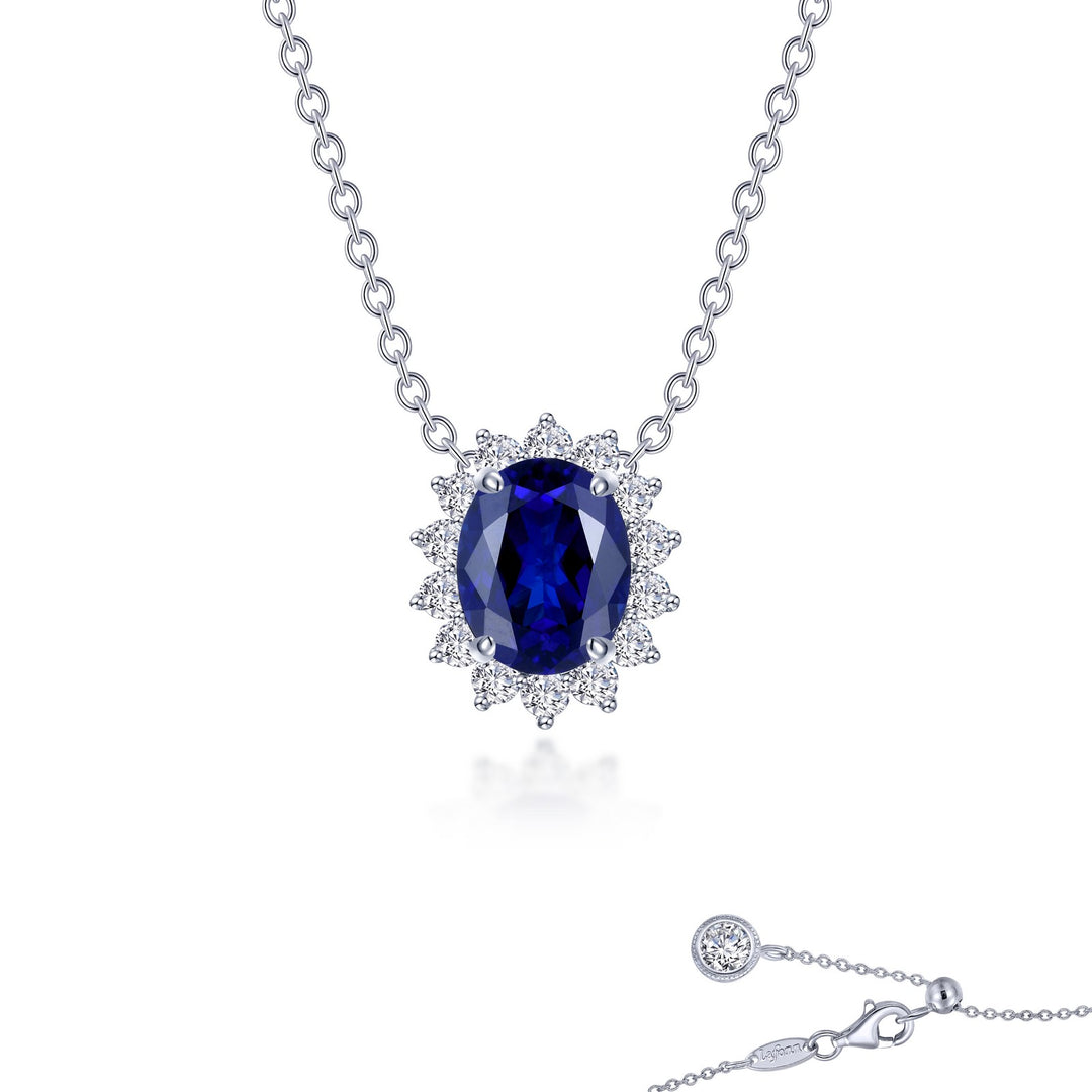 3 35 ctw halo necklace